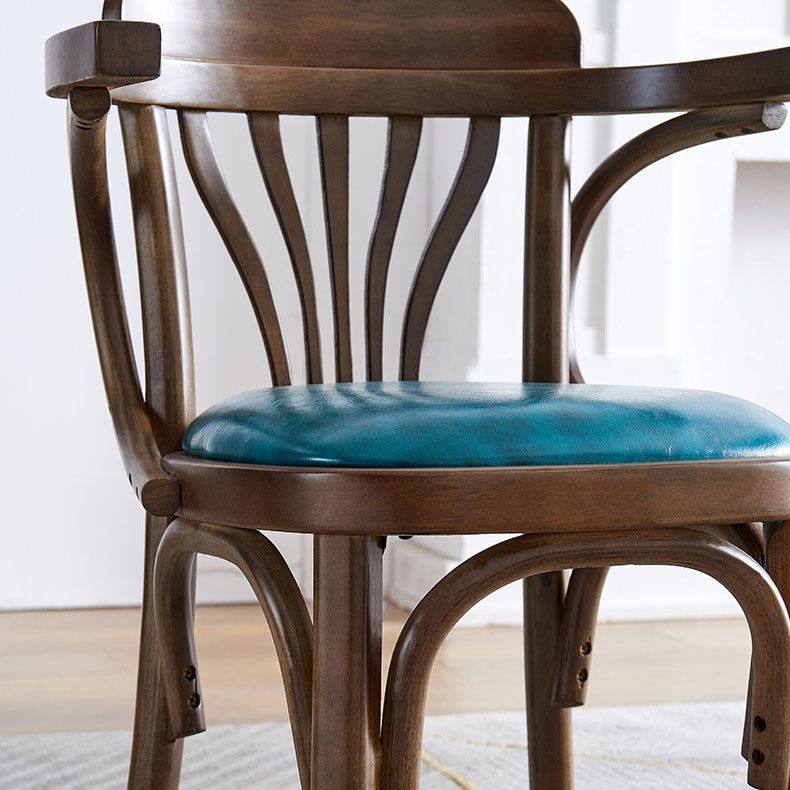 Windsor Back Chair Traditional Wood Dining Kitchen Room Arm Chair Clearhalo 'Dining Chairs' 'Dining Tables & Seating' 'dining_chair' 'furn' 'furn_dining_chair' 'Furniture' 'Kitchen & Dining Furniture' 1200x1200_d71594de-3917-4656-967a-ee3fd143dd5e