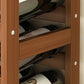Countertop Wine Rack Solid Wood Wine Bottle Rack for Kitchen