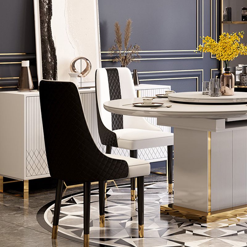 Glam buffet sideboard mobili a specchio a 4 porte a buffet da pranzo