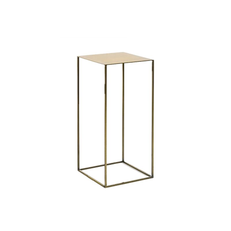 Square Metallic End Table Set Minimalist Frame Sofa Side Table