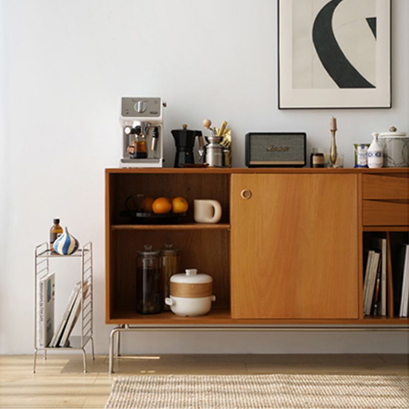 Sideboard a buffet a buffet in stile contemporaneo con armadi e cassetti