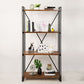 Industrial Style Bookshelf Open Shelf Solid Wood Bookcase for Home Office Clearhalo 'Bookcases' 'furn' 'furn_bookcases' 'Furniture' 'furniture_bookcases' 'kitchen' 'kitchen_bookcases' 'Living Room Furniture' 'Office Furniture' 1200x1200_d721cde9-6e28-494e-b68f-e26b609a297d