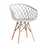 Contemporary Plastic Dining Armless Chair Cross Back Side Chair Clearhalo 'Dining Chairs' 'Dining Tables & Seating' 'dining_chair' 'Furniture' 'furniture_dining_chair' 'Kitchen & Dining Furniture' 1200x1200_d7234a96-0a7a-45f5-86ff-d4f0cfd63d31