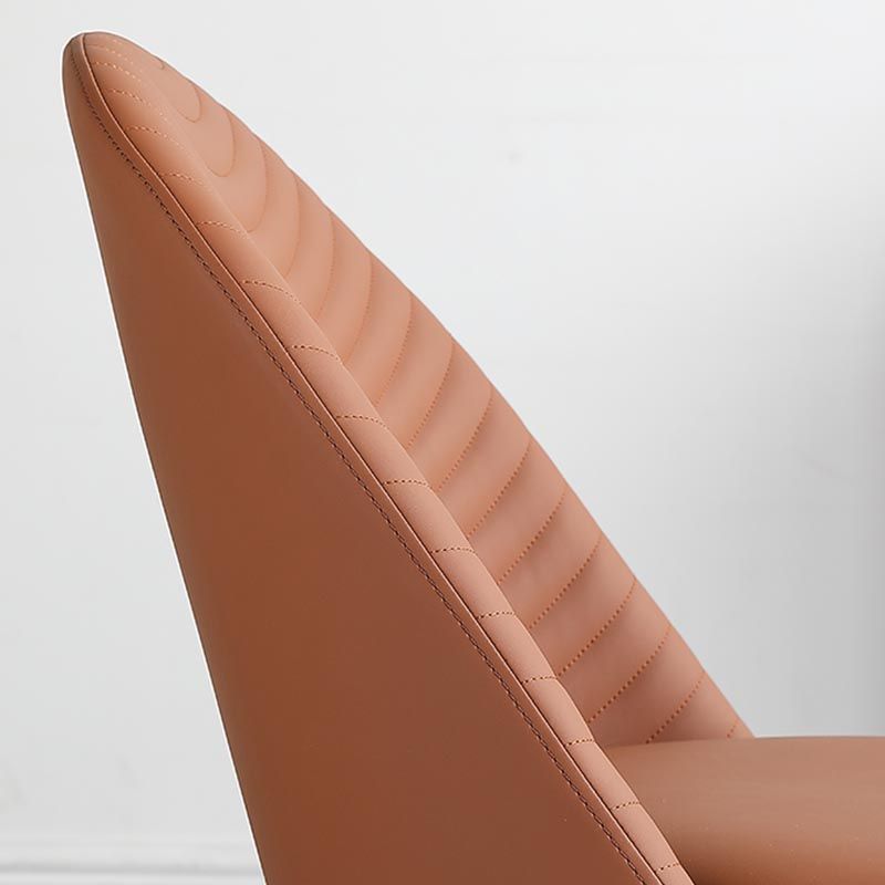 Glam Style Side Chair Leather Dining Side Chair for Dining Room Clearhalo 'Dining Chairs' 'Dining Tables & Seating' 'dining_chair' 'furn' 'furn_dining_chair' 'Furniture' 'furniture_dining_chair' 'Kitchen & Dining Furniture' 1200x1200_d7251e57-c664-4c8a-9997-e530cef24515