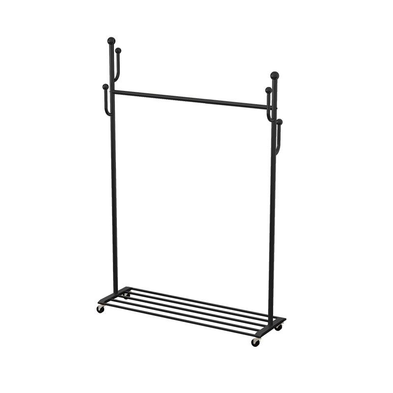 Castori di piantature in metallo classico gancio di rivestimento design con scaffale inferiore