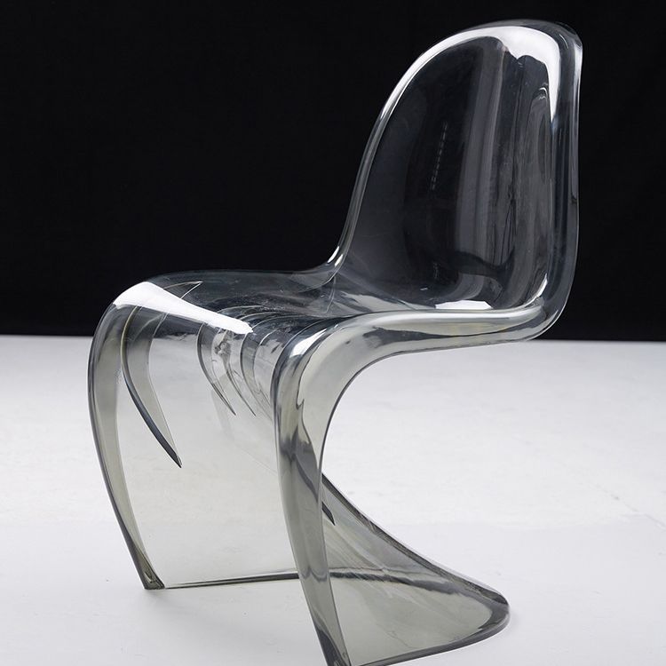 Nordic Style Armless Chair Plastic Home Side Chair for Dining Room Clearhalo 'Dining Chairs' 'Dining Tables & Seating' 'dining_chair' 'Furniture' 'furniture_dining_chair' 'Kitchen & Dining Furniture' 1200x1200_d7258126-fe83-4ac0-a614-34c6a952efdc
