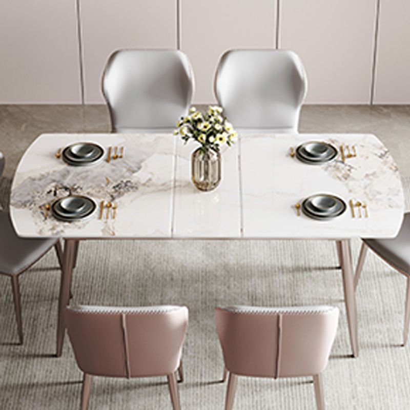 Table à manger extensible rectangle table à manger moderne pour salle à manger