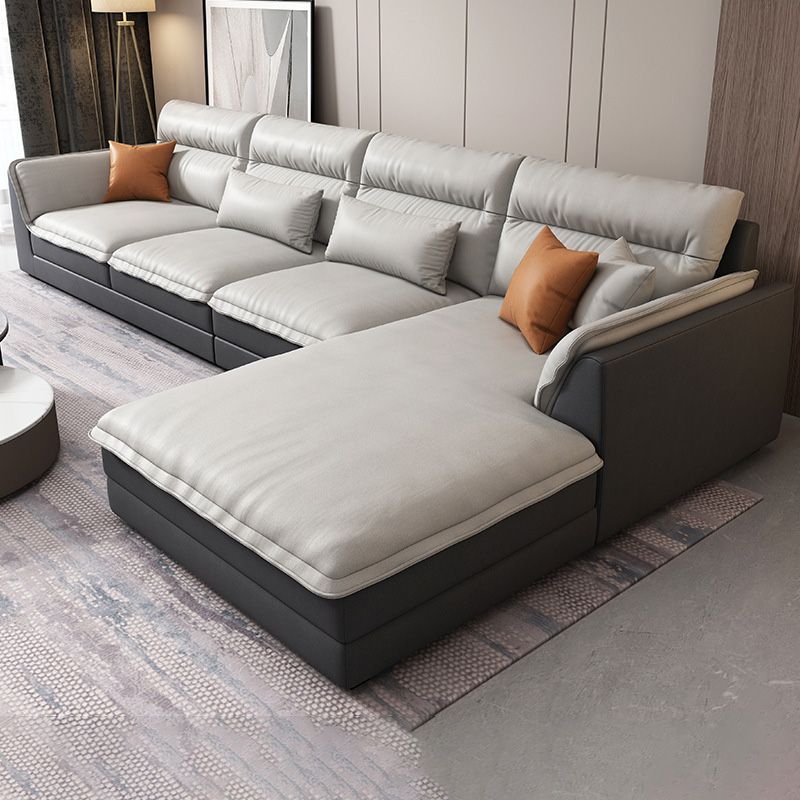 Moderne Kissen -Rücken -Abschnitte Kunstleder Kissen Top Arm Sektionen