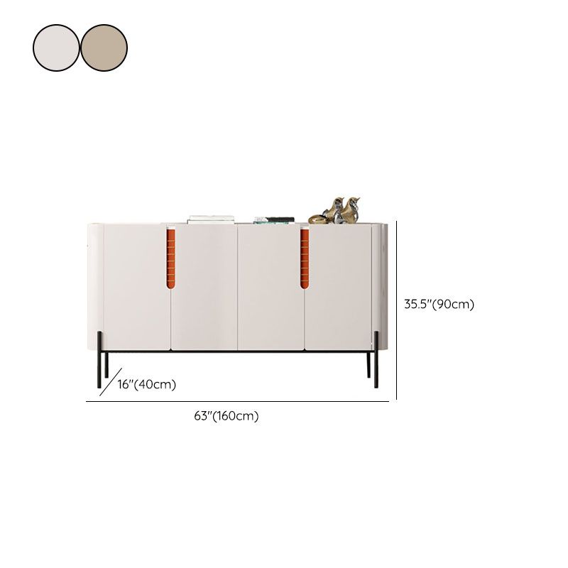 Glam Buffet Server Stone Storage Dining Server con porte per sala da pranzo