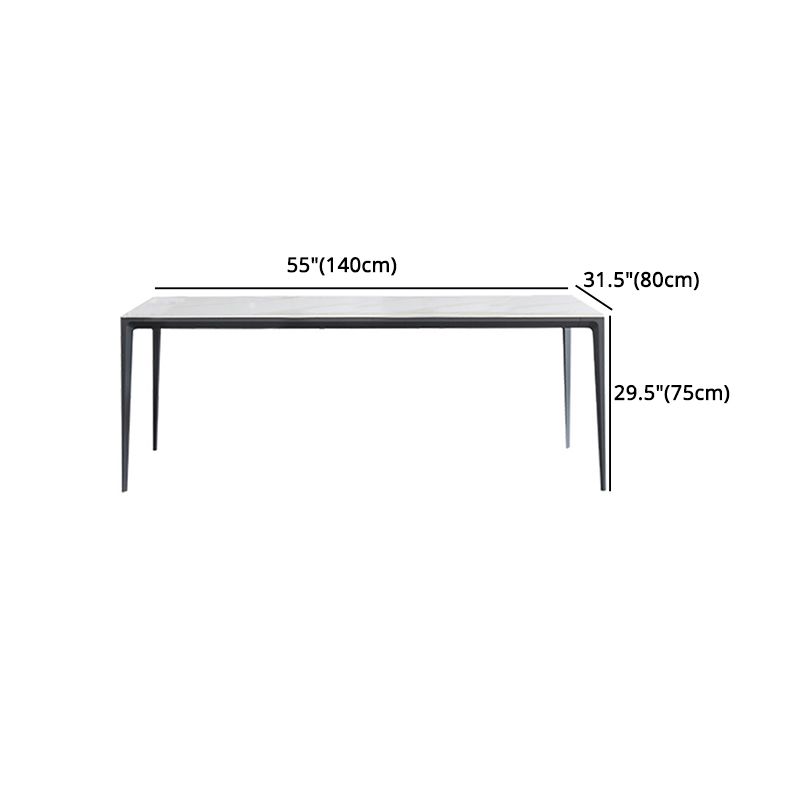 1/4/5/6/7 Pcs Metal Modern Dining Set with Rectangle Table Dinette Set Clearhalo 'Dining Room Sets' 'Dining Tables & Seating' 'dining_room_set' 'furn' 'furn_dining_room_set' 'Furniture' 'furniture_dining_room_set' 'Kitchen & Dining Furniture' 'kitchen&dining_furn' 'kitchen' 1200x1200_d72b61b3-e6d7-42b3-9c71-a5945a5ec7db