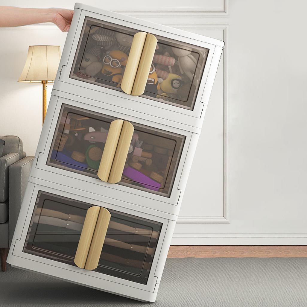 Eigentijdse niet-hangende Armoire plastic vrijstaande garderobe kast met deur