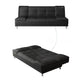 Contemporary Convertible Footrest Stool Sofa Bed with Biscuit Back Clearhalo 'furn' 'furn_sofas' 'Furniture' 'furniture_sofas' 'kitchen' 'kitchen_sofas' 'Living Room Furniture' 'Sofa' 'sofas' 1200x1200_d72dd74f-a033-4980-b42b-35b5f5472cac