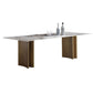 Sintered Stone Dining Table Luxury Style Double Pedestal Base Table for Home Clearhalo ' dining_table' 'Dining Tables & Seating' 'Dining Tables' 'furn' 'furn_dining_table' 'Furniture' 'furniture_dining_table' 'Kitchen & Dining Furniture' 'kitchen&dining_furn' 'kitchen' 'kitchen_dining_table' 1200x1200_d72eb721-930d-4f13-bd66-332426f30474