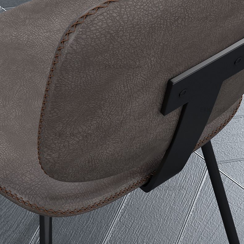 Industrial Metal Dining Room Chairs Open Back Dining Side Armless Dining Chairs Clearhalo ' kitchen&dining_furn' 'Dining Chairs' 'Dining Tables & Seating' 'dining_chair' 'furn' 'furn_dining_chair' 'Furniture' 'furniture_dining_chair' 'Kitchen & Dining Furniture' 'kitchen' 1200x1200_d7300f65-d7c4-437b-b03e-fb9e62e4b26e