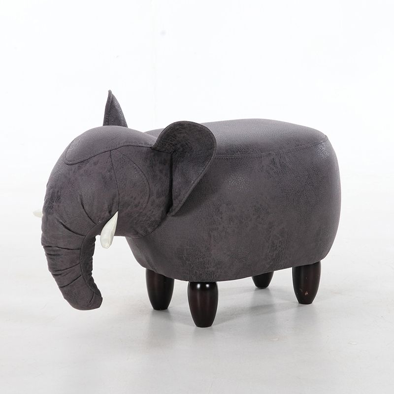 コンテンポラリーフェイクレザー布張りのオスマンスペシャリティシェイププーフ