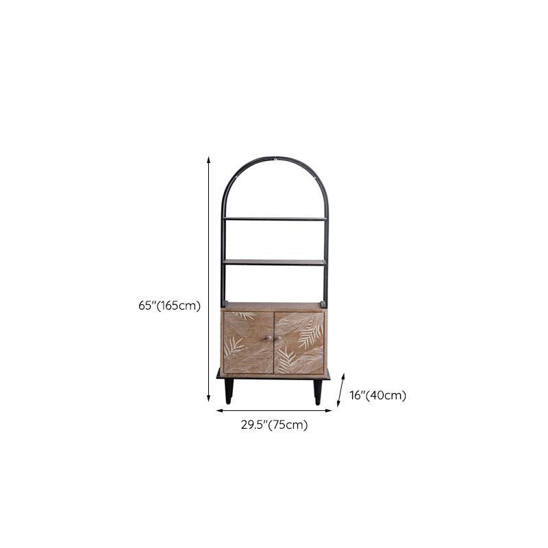 Mid-Century Modern Cabinet Solid Wood Rectangle with Drawer Accent Cabinet Clearhalo 'Cabinets & Chests' 'cabinets_chests' 'furn' 'furn_cabinets_chests' 'Furniture' 'Living Room Furniture' 1200x1200_d7329908-a5cf-474f-b165-66b4ec20bdda