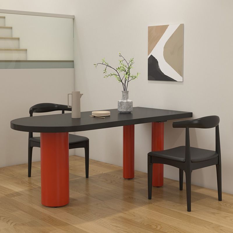 Solid Wood Contemporary Freeform Table Pine Wood Top Indoor Table for Dining Room Clearhalo ' dining_table' 'Dining Tables & Seating' 'Dining Tables' 'furn' 'furn_dining_table' 'Furniture' 'furniture_dining_table' 'Kitchen & Dining Furniture' 'kitchen&dining_furn' 'kitchen' 'kitchen_dining_table' 1200x1200_d7340fb4-7495-4238-a1c0-0b312b82cebf