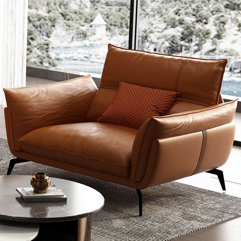 Tan Contemporary Pillow Top Arm Sofa/Sectional with Removable Cushions for Living Room Clearhalo 'furn' 'furn_sectionals' 'Furniture' 'furniture_sectionals' 'kitchen' 'kitchen_sectionals' 'Living Room Furniture' 'Sectionals' 1200x1200_d7354609-a326-46f7-9740-295c6ede46e9