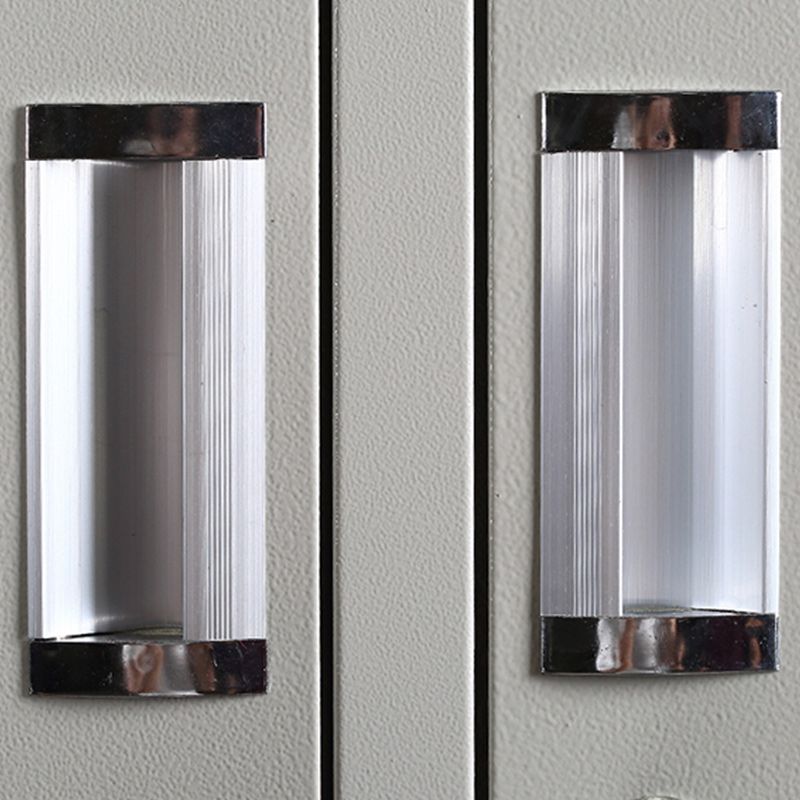 Eigentijdse garderobe metalen witte kleur garderobe kast voor slaapkamer