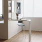 Glam Rectangle Bar Dining Table Stone Top and Metal Frame Bar Table Clearhalo 'Bar Furniture' 'Bar Tables' 'bar_tables' 'furn' 'furn_bar_tables' 'Furniture' 'Kitchen & Dining Furniture' 1200x1200_d7381c4e-f466-42a1-9f45-1dfb4b58a8ec