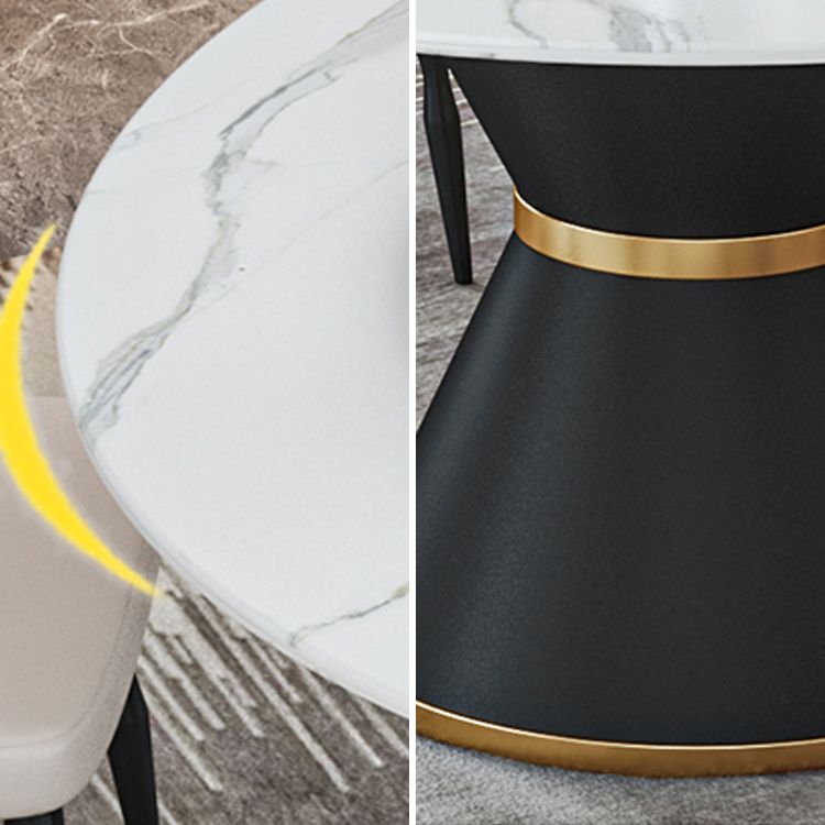 1/2/7/9 Pcs Metal Contemporary Dining Room Set with Round Table Dinette Set Clearhalo 'Dining Room Sets' 'Dining Tables & Seating' 'dining_room_set' 'furn' 'furn_dining_room_set' 'Furniture' 'furniture_dining_room_set' 'Kitchen & Dining Furniture' 'kitchen&dining_furn' 'kitchen' 1200x1200_d7384b6a-b4a6-45fe-bf72-98041b6c2c72