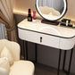 Modern Bedroom Vanity Dressing Table Mirror Wood Makeup Vanity Desk with Drawer