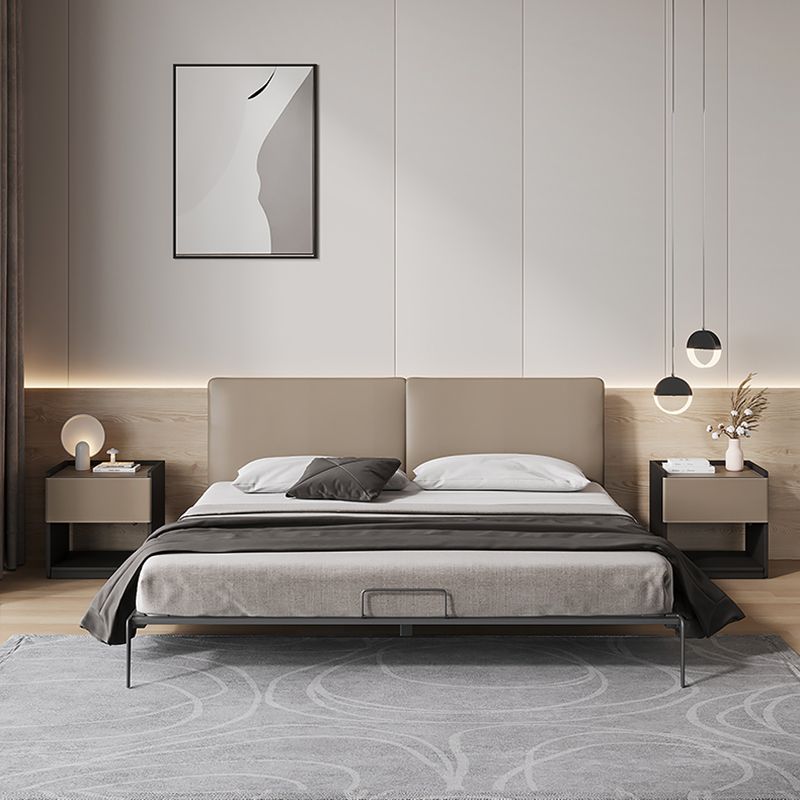 20 "lang 1 - lade nachtkastje modern faux lederen nachtkastje