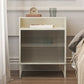 23 "haut de nuit moderne étagère inférieure 1 tiroir en fer table de nuit
