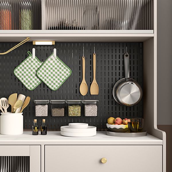 Living Room Dining Buffet Modern Stone and Engineered Wood Buffet Sideboard Clearhalo 'buffet_sideboard' 'Buffets & Sideboards' 'furn' 'furn_buffet_sideboard' 'Furniture' 'furniture_buffet_sideboard' 'Kitchen & Dining Furniture' 1200x1200_d74086ed-f22b-479f-82d2-978823e3d783