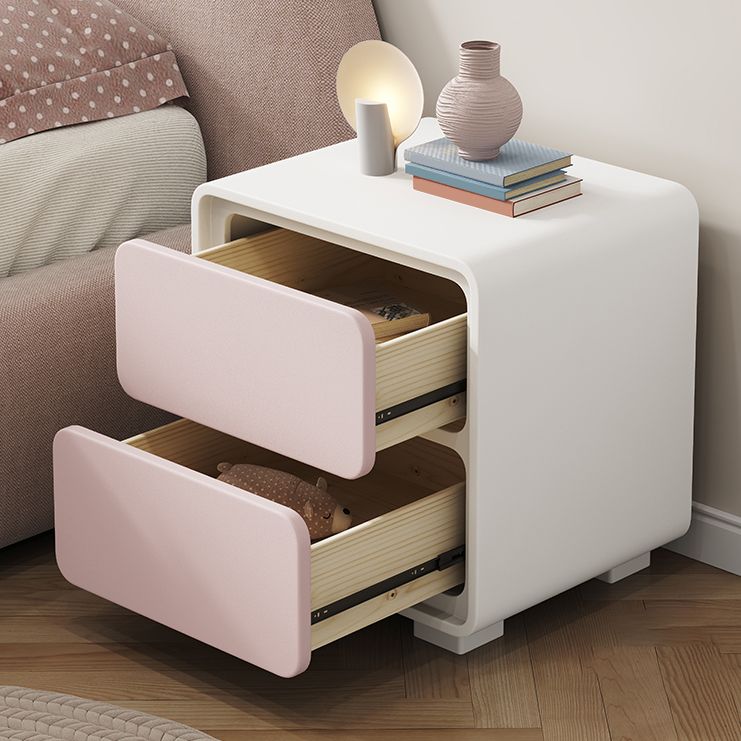 Wooden Bedside Cabinet Modern Style Minimalist Bed Nightstand with Legs Clearhalo 'Bedroom Furniture' 'furn' 'furn_night_stand' 'Furniture' 'night_stand' 'Nightstands' 1200x1200_d7408a81-ea42-41d8-9638-706934ee8b07