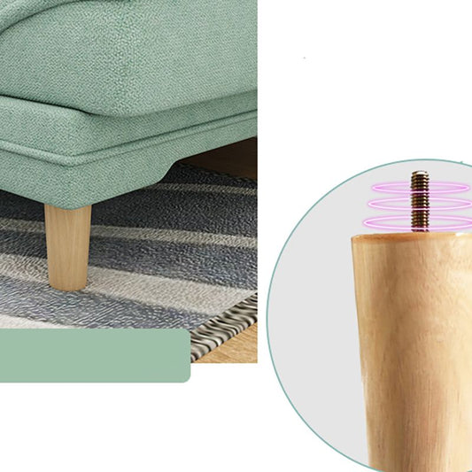 Cotton Blend Transitional Sofa Bed 31.5"High Armless Sofa with Tight Back Sofa Clearhalo 'furn' 'furn_sofas' 'Furniture' 'furniture_sofas' 'Living Room Furniture' 'Sofa' 'sofas' 1200x1200_d74238ab-0550-4ff7-bef1-28a22d8d83a7