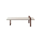 Contemporary Coffee Cocktail Table  Solid Wood Coffee  End Table
