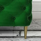 Glam Tufted Bedroom Bench, Foam Filled Bench with Metal Legs Clearhalo 'Benches' 'Chairs & Seating' 'furn' 'furn_benches' 'Furniture' 'Living Room Furniture' 1200x1200_d742b123-efc9-4303-b0b4-01061f8b15a7