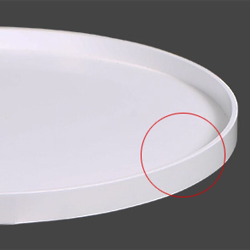 20.3" Tall Tray Top End Table 3 Legs Round Wood Accent Side Table with Storage