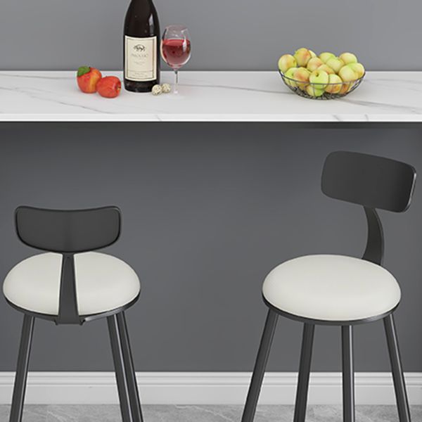 Glam Stone Bar Table Set 1/3 Pieces Rectangle Bar Table with Upholstered Stools Clearhalo 'Bar Furniture' 'furn' 'furn_home_bar_bar_sets' 'Furniture' 'Home Bars & Bar Sets' 'home_bar_bar_sets' 'Kitchen & Dining Furniture' 1200x1200_d743b94c-80e2-489f-a6ac-9182ec2dcb81