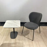 Scandinavian Style Dining Fabric Side Chair Solid Back Armless Chair for Home Use Clearhalo ' kitchen&dining_furn' 'Dining Chairs' 'Dining Tables & Seating' 'dining_chair' 'furn' 'furn_dining_chair' 'Furniture' 'furniture_dining_chair' 'Kitchen & Dining Furniture' 'kitchen' 1200x1200_d7445693-e083-4d0b-b950-b98a7423020b