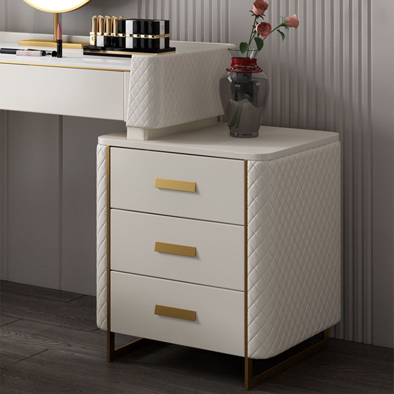 Glam houten ijdelheid make-uptafel set 5-laders kleedtafel