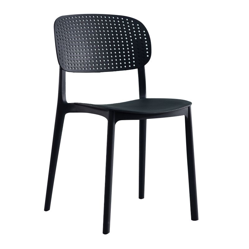 Scandinavian Plastic Dining Kitchen Room Chair Open Back Side Chair Clearhalo ' kitchen&dining_furn' 'Dining Chairs' 'Dining Tables & Seating' 'dining_chair' 'furn' 'furn_dining_chair' 'Furniture' 'furniture_dining_chair' 'Kitchen & Dining Furniture' 'kitchen' 1200x1200_d7498cef-c108-40ad-859c-1d60c070f9f2