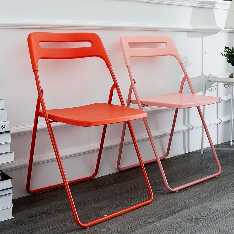 Modern Indoor-Outdoor Metal Side Chair Folding Armless Dining Side Chair Clearhalo ' kitchen&dining_furn' 'Dining Chairs' 'Dining Tables & Seating' 'dining_chair' 'furn' 'furn_dining_chair' 'Furniture' 'furniture_dining_chair' 'Kitchen & Dining Furniture' 'kitchen' 1200x1200_d74c1477-c553-4cf9-be22-7bf1e53a6c75