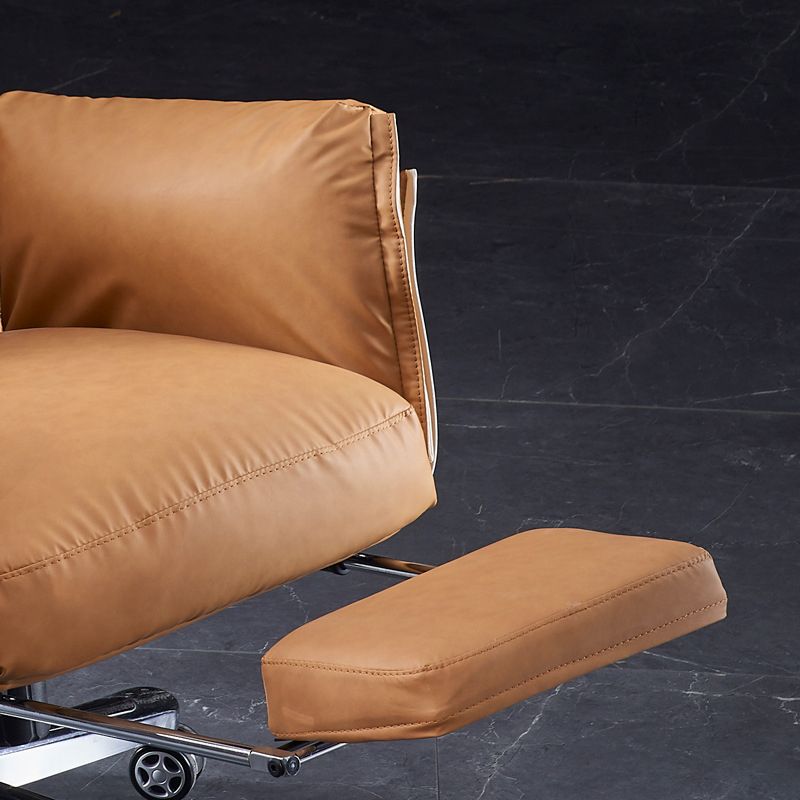 29" Wide Contemporary Managers Chair Orange Leather Executive Chair Clearhalo 'furn' 'furn_office_chair' 'Furniture' 'Office Chairs' 'Office Furniture' 'office_chair' 1200x1200_d74f694b-bad5-488a-a588-ee9515d54cf4