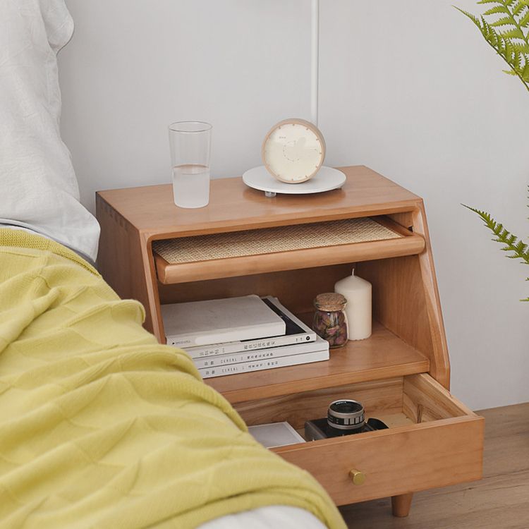 Modern Bed Nightstand Solid Wood Bedside Cabinet for Bedroom Clearhalo 'Bedroom Furniture' 'furn' 'furn_night_stand' 'Furniture' 'night_stand' 'Nightstands' 1200x1200_d7525dfa-4671-4dcf-8a77-493631fd2f63