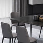 Modern 1/4/6/7 Pieces Black Dining Table Set with Sintered Stone Top Rectangle Dinette Set Clearhalo 'Dining Room Sets' 'Dining Tables & Seating' 'dining_room_set' 'furn' 'furn_dining_room_set' 'Furniture' 'furniture_dining_room_set' 'Kitchen & Dining Furniture' 'kitchen&dining_furn' 'kitchen' 1200x1200_d752e862-b560-43f4-93c0-b20a827115c9