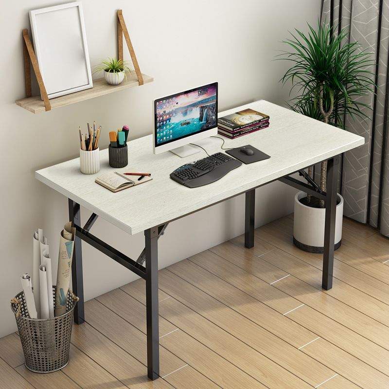 Contemporary Folding Parsons Base Writing Desk Home Office Desk,29.5" H Clearhalo 'furn' 'furn_office_desk' 'Furniture' 'Office Desks' 'Office Furniture' 'office_desk' 1200x1200_d7554400-f116-465e-8643-08cf54069674