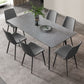 Rectangular Sintered Stone Dining Table Modern Furniture with 4 Legs in Matte Finish Clearhalo 'Dining Tables & Seating' 'Dining Tables' 'dining_table' 'furn' 'furn_dining_table' 'Furniture' 'furniture_dining_table' 'Kitchen & Dining Furniture' 'kitchen' 'kitchen_dining_table' 1200x1200_d755de2d-52e4-40cc-8ef9-625705d9a73c