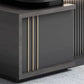 L-Shape Executive Desk Contemporary Office Desk with 2 Drawers