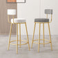 Scandinavian Design Upholstered Armless Stools for Home Low Back Barstools with Metal Legs Clearhalo 'Bar Furniture' 'Bar Stools' 'bar_stools' 'furn' 'furn_bar_stools' 'furniture_bar_stools' 'Kitchen & Dining Furniture' 'kitchen&dining_furn' 'kitchen' 'kitchen_furn' Furniture' 1200x1200_d759979c-4b8f-45b8-a6e2-10bdabd91204