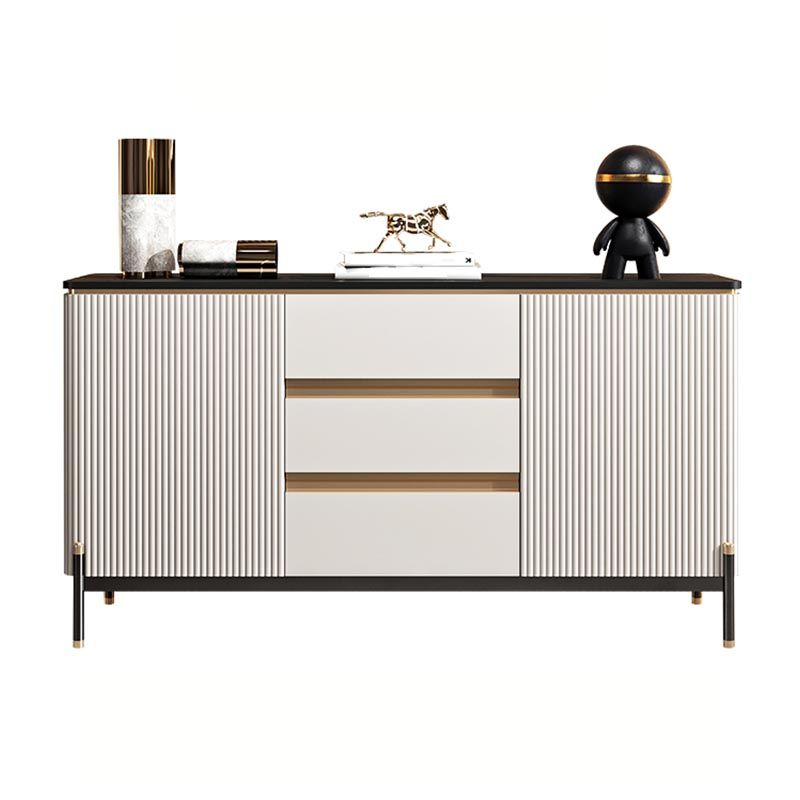 Sintered Stone Storage Cabinet Luxury Rectangle Sideboard for Home Clearhalo 'buffet_sideboard' 'Buffets & Sideboards' 'furn' 'furn_buffet_sideboard' 'Furniture' 'Kitchen & Dining Furniture' 1200x1200_d75ce67b-1f7b-4a53-9e96-45d345b26d05