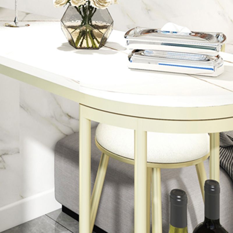 Modern Stone Bar Table Double Pedestal Bar Desk with Storage Shelf Clearhalo 'Bar Furniture' 'Bar Tables' 'bar_tables' 'furn' 'furn_bar_tables' 'Furniture' 'Kitchen & Dining Furniture' 1200x1200_d75fe1a1-9ae5-4375-a8ab-be457bb58bce