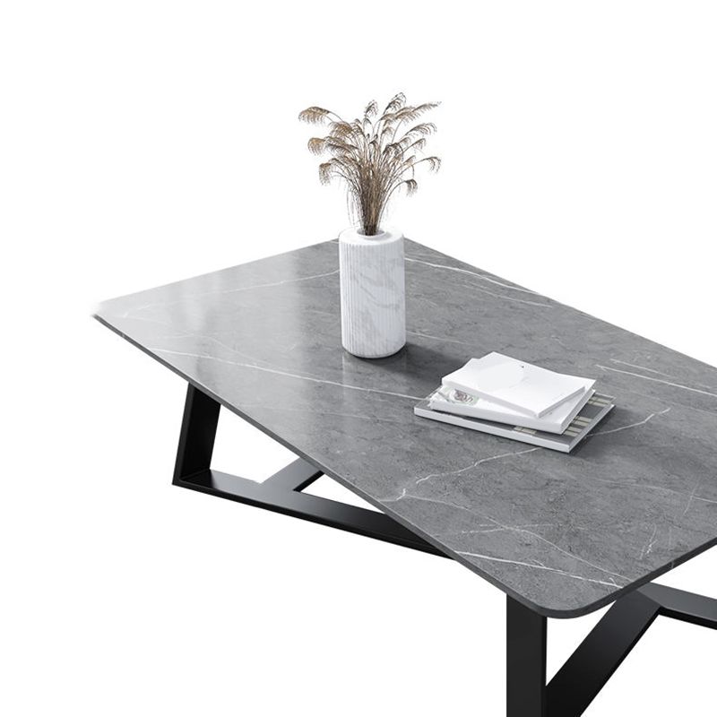 Single Slate Rectangle Coffee Table Modern Minimalist Coffee Table Clearhalo 'Coffee & Accent Tables' 'Coffee Tables' 'coffee_tables' 'furn' 'furn_coffee_tables' 'Furniture' 'Living Room Furniture' 1200x1200_d760311e-0e73-4bbd-8f0c-adcd66af783a
