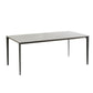 Modern Stone Top Rectangle Dinette Table Metal Base Dining Table in White Clearhalo 'Dining Tables & Seating' 'Dining Tables' 'dining_table' 'furn' 'furn_dining_table' 'Furniture' 'furniture_dining_table' 'Kitchen & Dining Furniture' 'kitchen' 'kitchen_dining_table' 1200x1200_d7605b0b-34e9-43e5-8f80-06cf7b145f7e